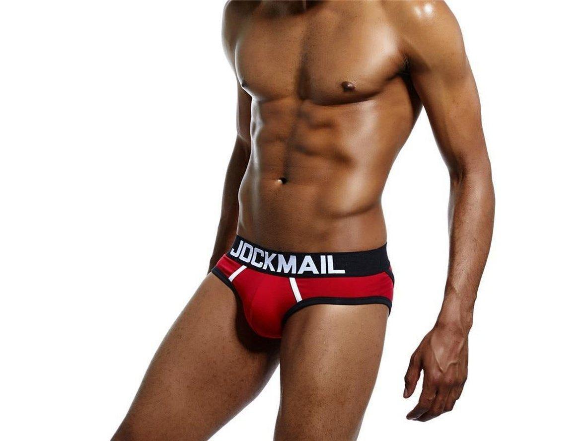 Gay Jock Briefs | JOCKMAIL Underwear Open Butt Jock Briefs