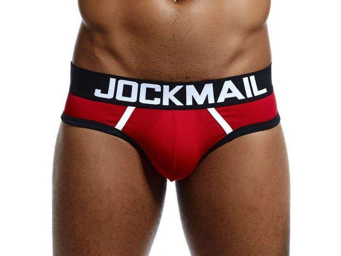 Gay Jock Briefs | JOCKMAIL Underwear Open Butt Jock Briefs
