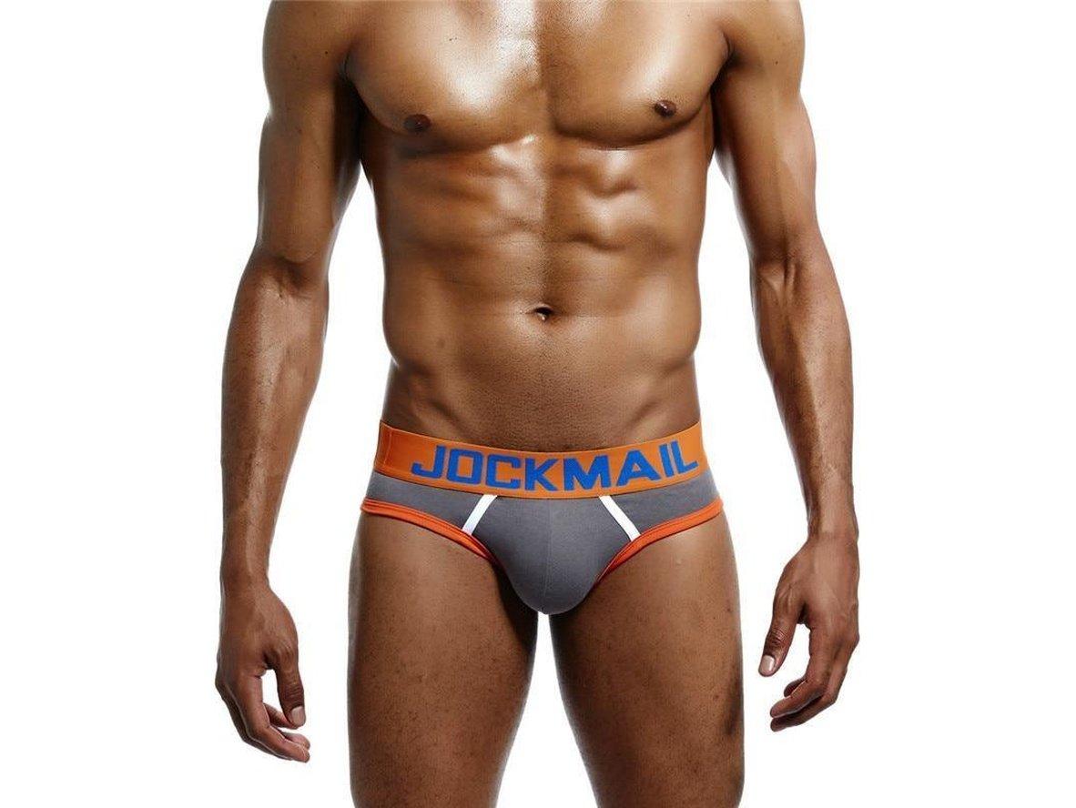 Gay Jock Briefs | JOCKMAIL Underwear Open Butt Jock Briefs