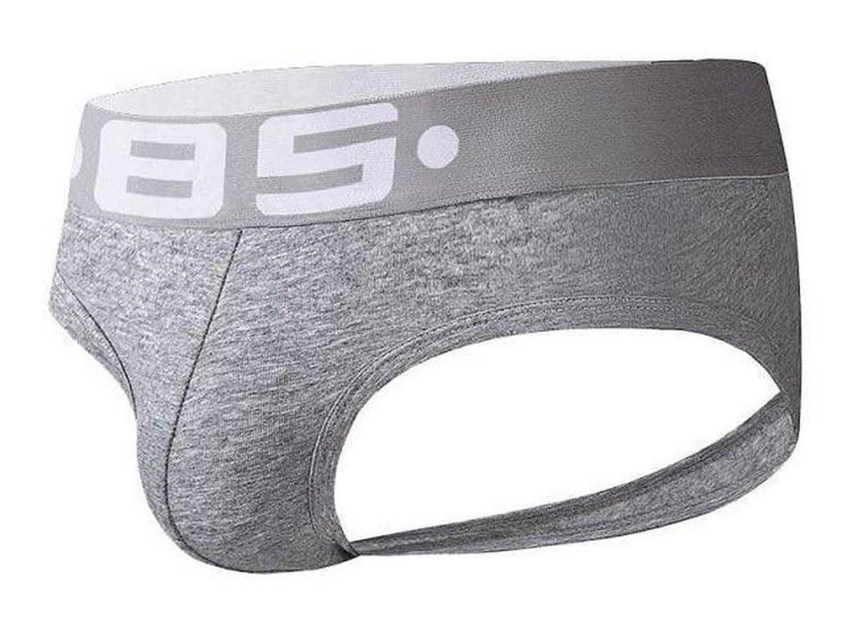 Gay Jock Briefs | ORLVS Cotton Open Butt Jock Briefs