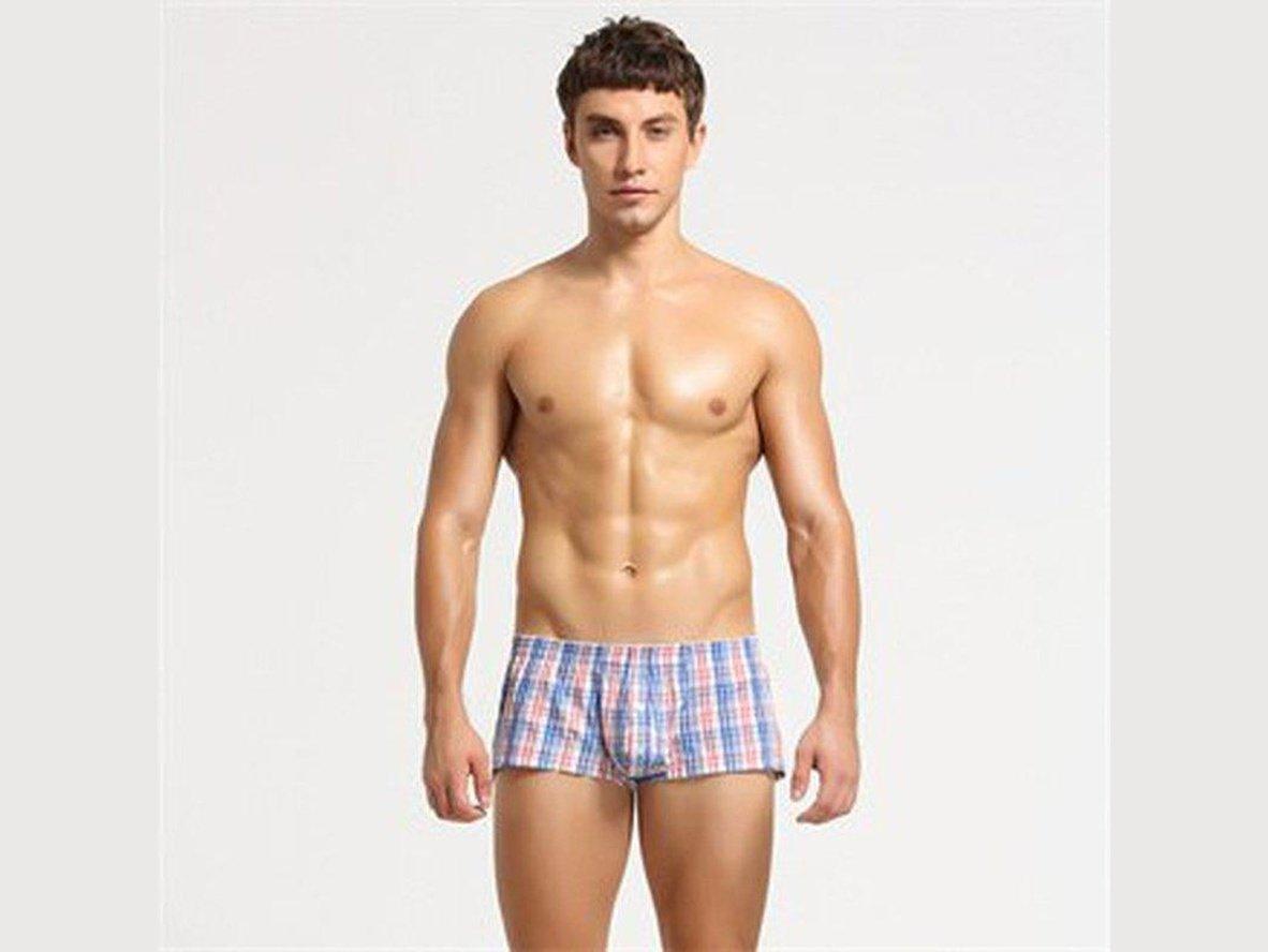 Gay Loungewear | SEOBEAN Underwear Plaid Cotton Boxers