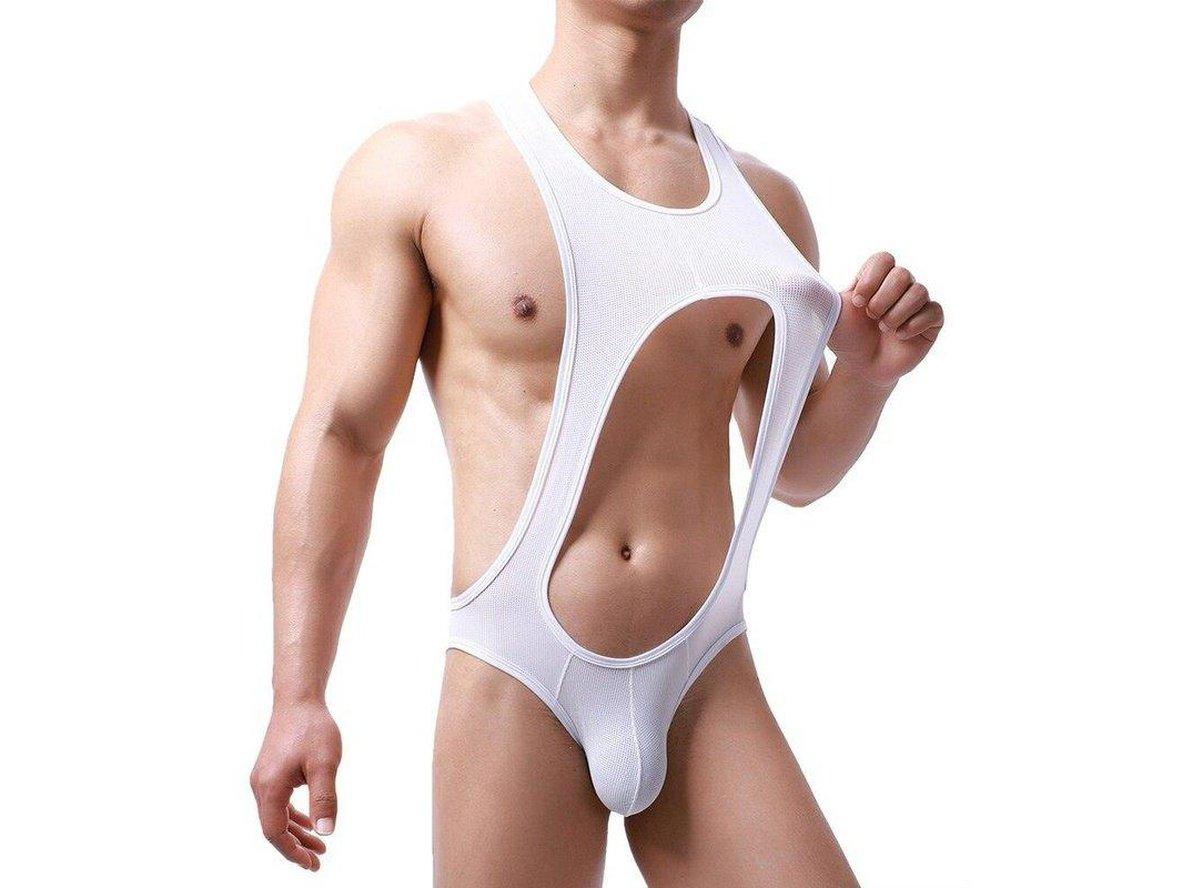 Gay Singlets | Mesh Open Butt Wrestling Singlet