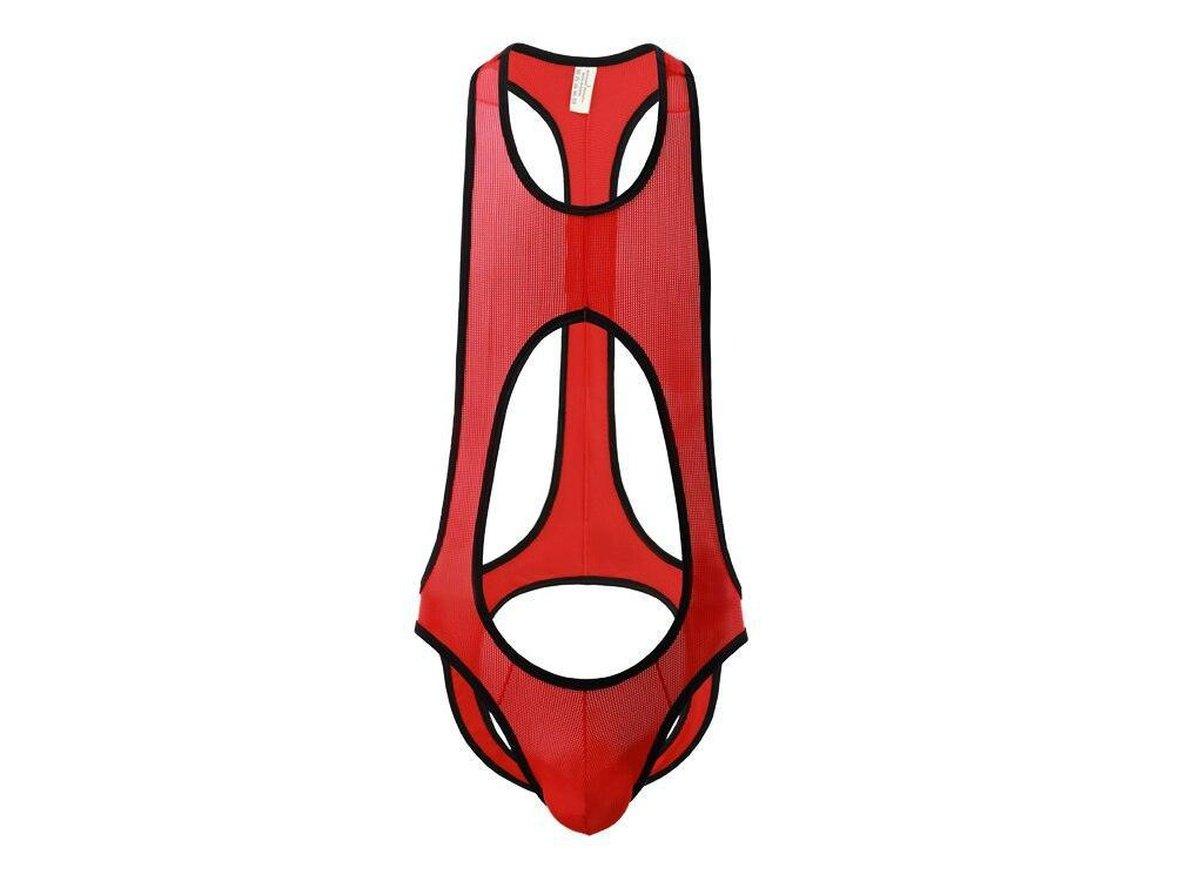 Gay Singlets | Mesh Open Butt Wrestling Singlet