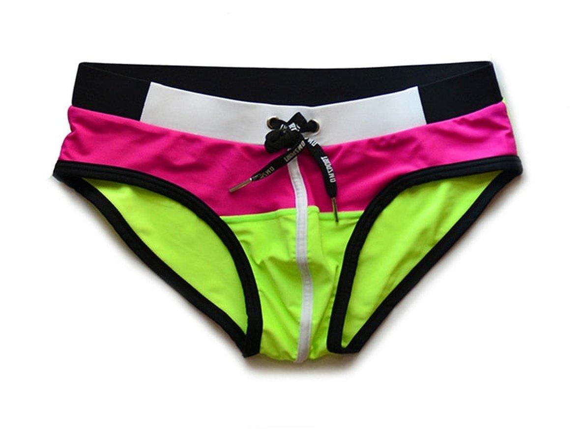 Gay Swim Briefs | D.M Colorful Swim Briefs