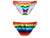 Gay Swim Briefs | D.M Rainbow Pride Swim Briefs