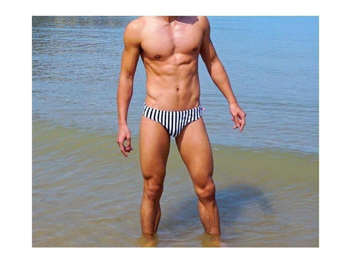 Gay Swim Briefs | DESMIIT Swimwear Stripes Swim Bikinis