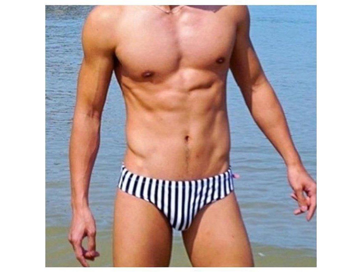Gay Swim Briefs | DESMIIT Swimwear Stripes Swim Bikinis