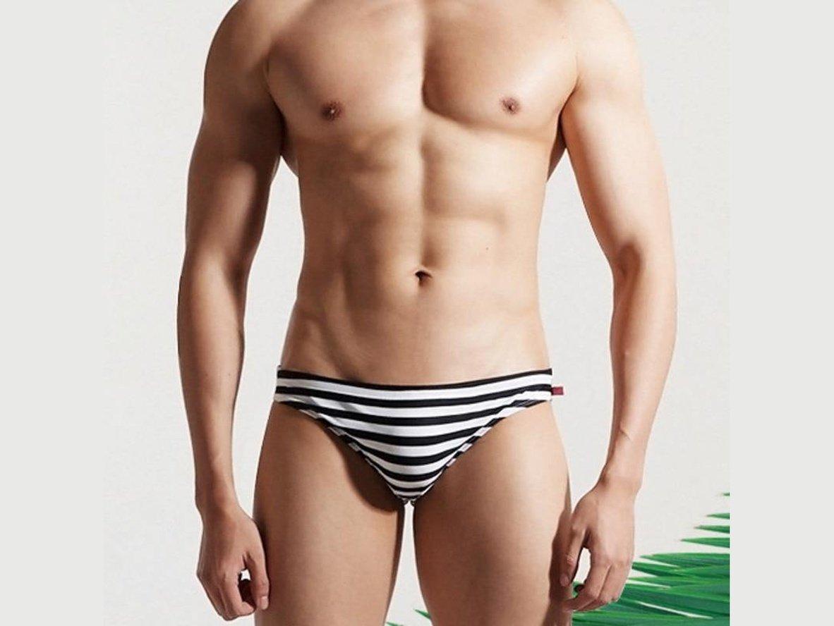 Gay Swim Briefs | DESMIIT Swimwear Stripes Swim Bikinis