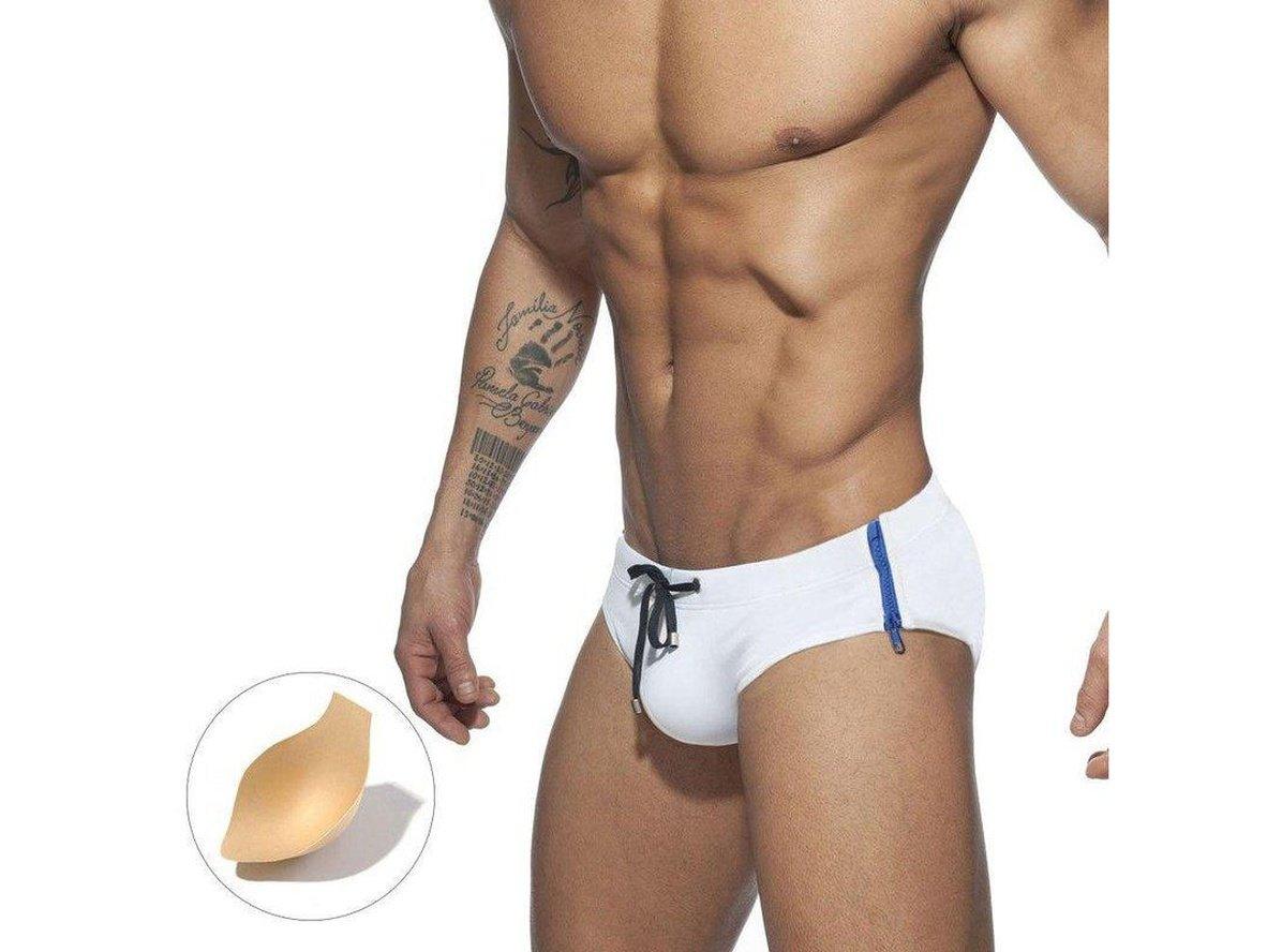 Gay Swim Briefs | Double Sides Zippers Swim Briefs