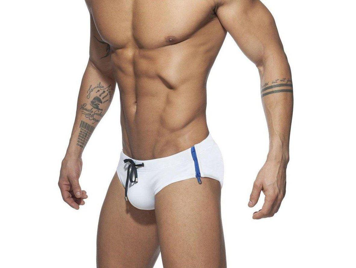 Gay Swim Briefs | Double Sides Zippers Swim Briefs