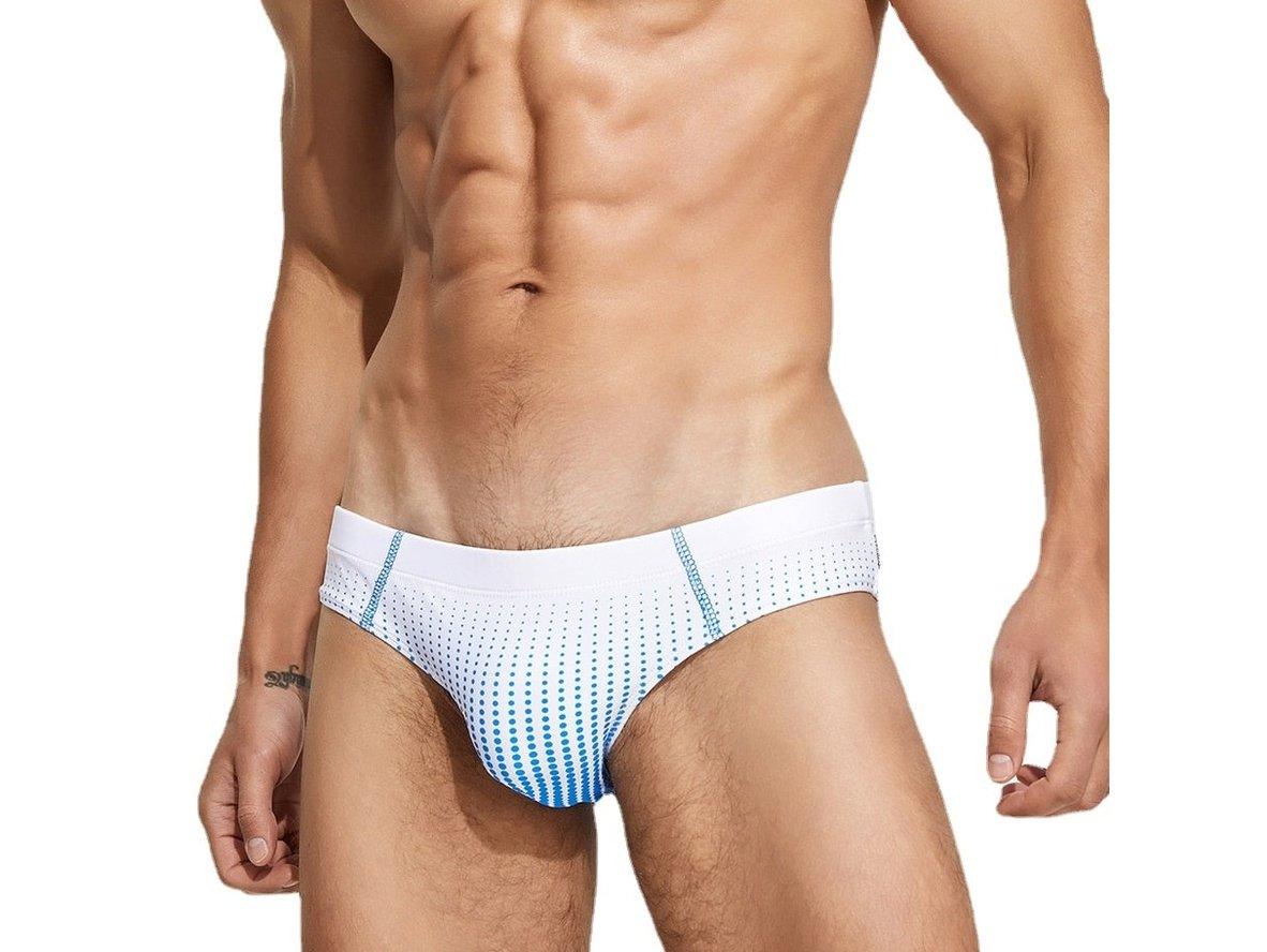 Gay Swim Briefs | SEOBEAN Gradient Dot Print Swim Briefs