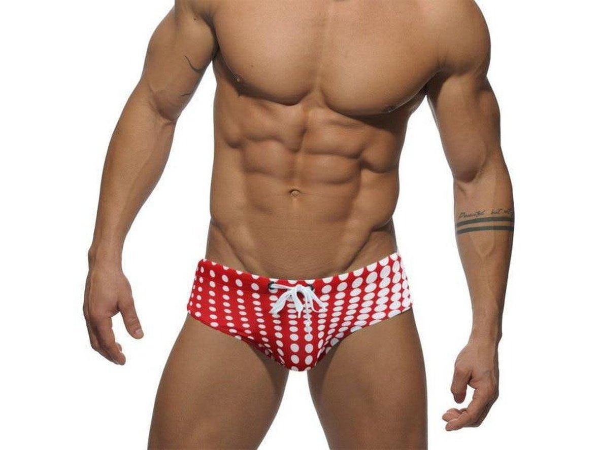 Gay Swim Briefs | UXH Dot Gradient Pushup Pad Swim Briefs