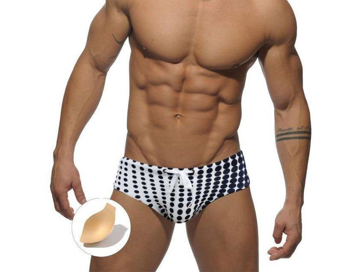 Gay Swim Briefs | UXH Dot Gradient Pushup Pad Swim Briefs