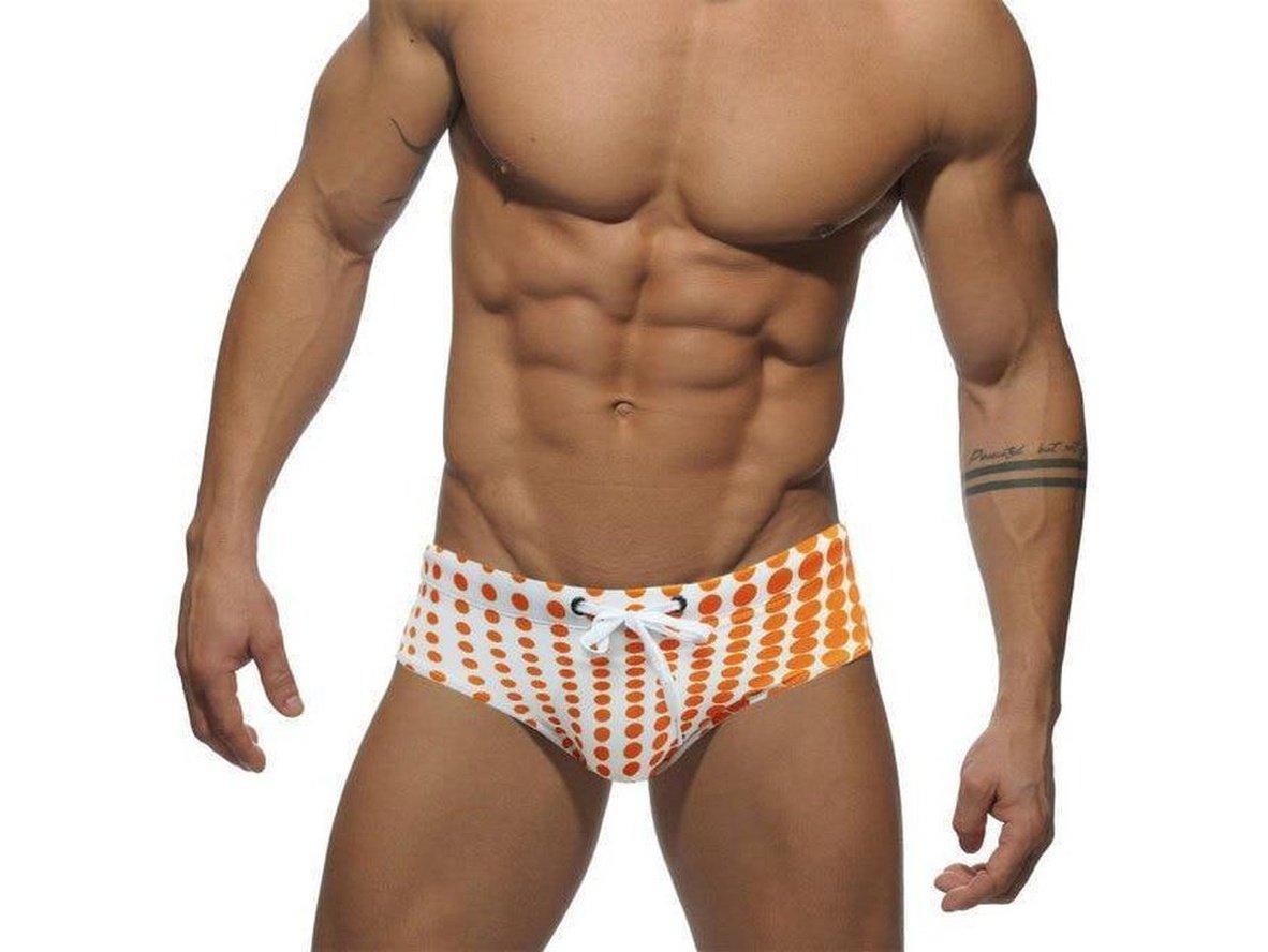 Gay Swim Briefs | UXH Dot Gradient Pushup Pad Swim Briefs