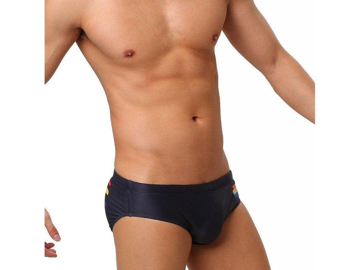 Gay Swim Briefs | UXH LOVE IS LOVE Pride Swim Briefs