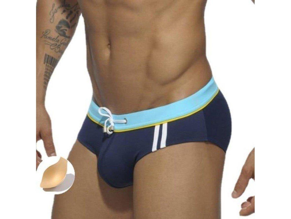 Gay Swim Briefs | UXH Swimwear Sexy Push Up Pad Swim Briefs