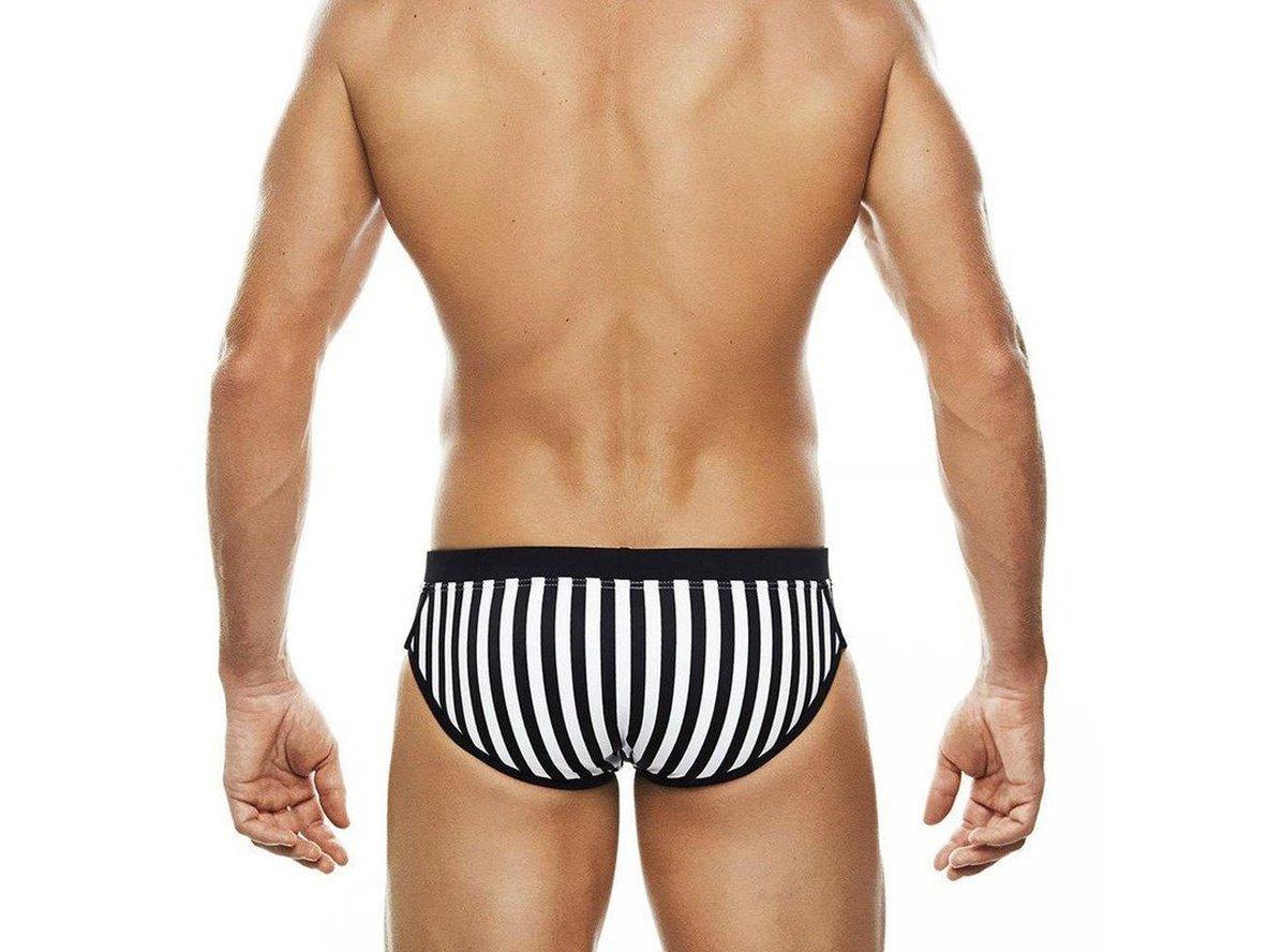 Gay Swim Briefs | UXH Swimwear Stripe Push Up Pad Swim Briefs