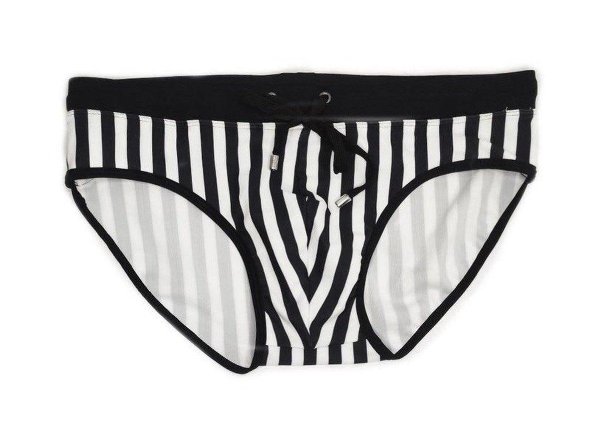 Gay Swim Briefs | UXH Swimwear Stripe Push Up Pad Swim Briefs