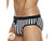 Gay Swim Briefs | UXH Swimwear Stripe Push Up Pad Swim Briefs