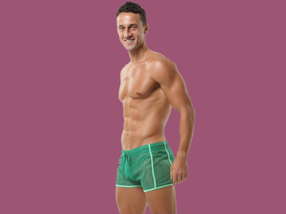Gay Swim Shorts | SEOBEAN Mesh Summer Beach Shorts