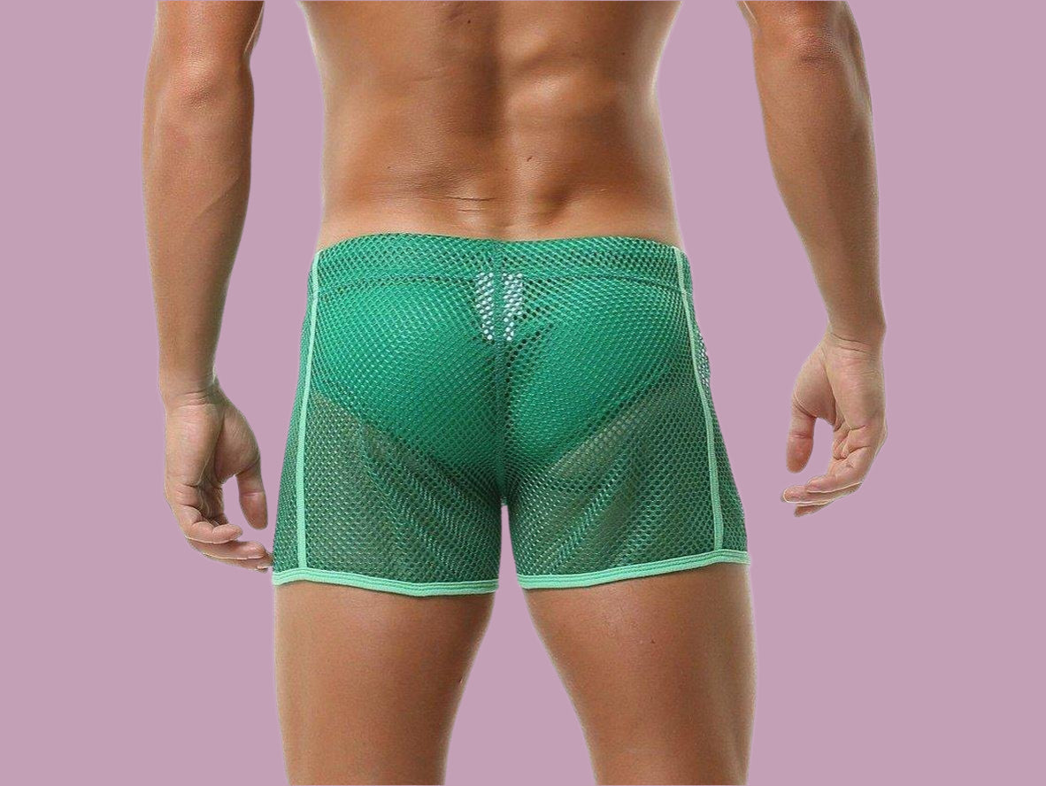 Gay Swim Shorts | SEOBEAN Mesh Summer Beach Shorts