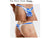 Gay Swim Thongs | OXOSEXY Swimwear Low-Rise Blue Wave Swim Thongs