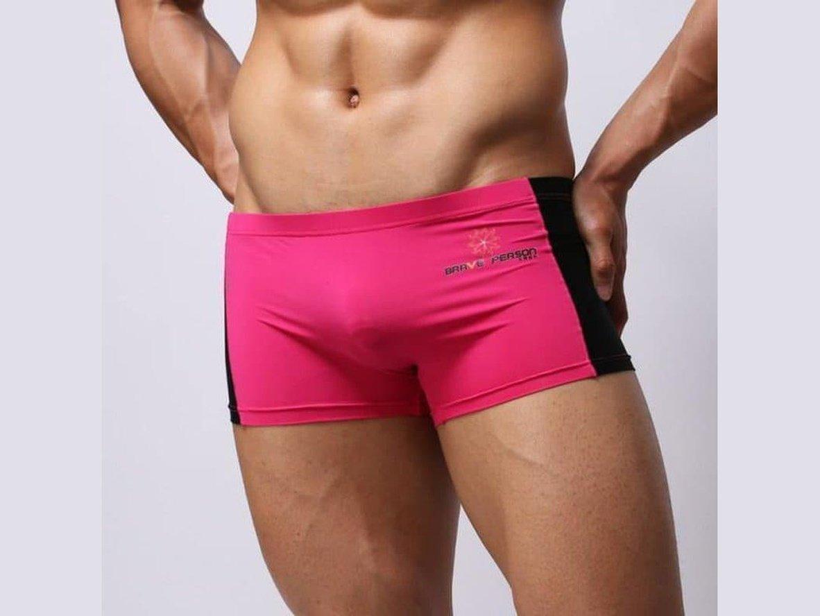 Gay Swim Trunks | BRAVE PERSON Swimwear Soft Swim Trunks