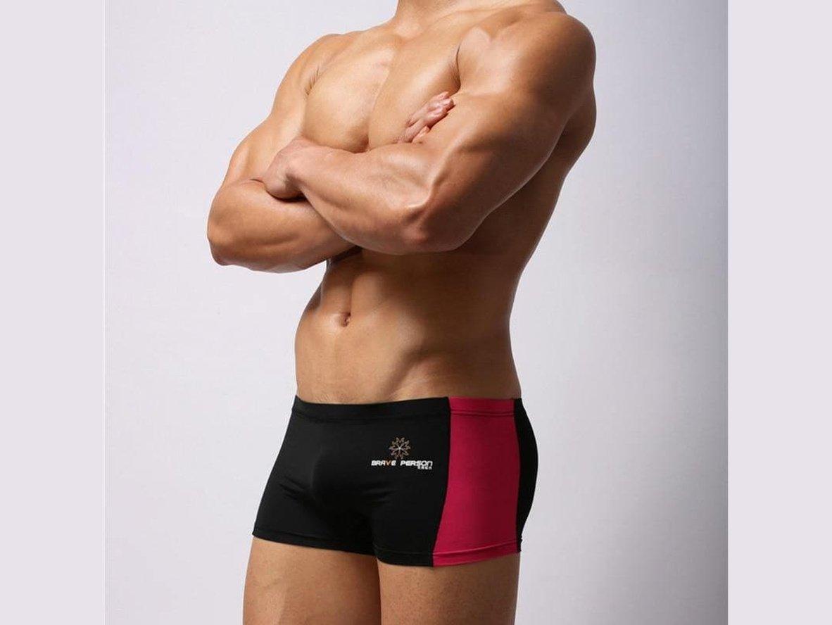 Gay Swim Trunks | BRAVE PERSON Swimwear Soft Swim Trunks