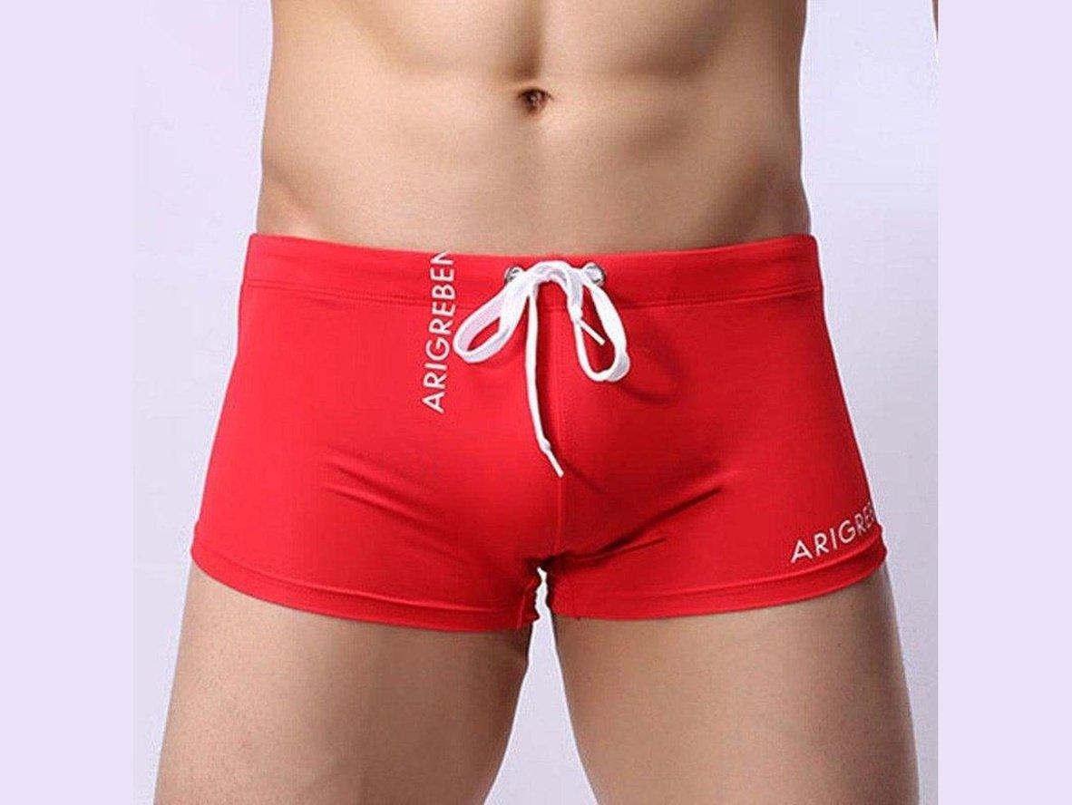 Gay Swim Trunks | Sexy Solid Swimming Trunks
