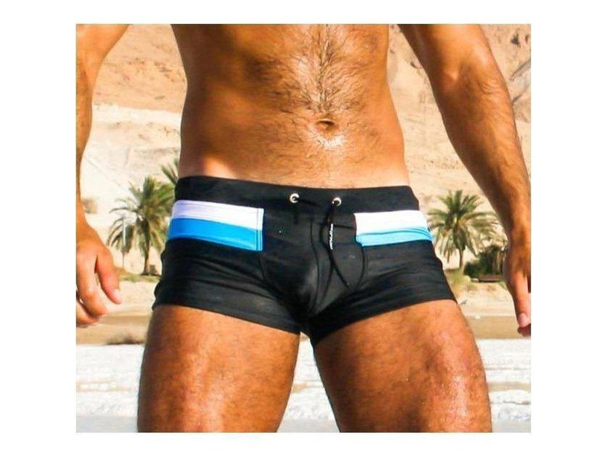 Gay Swim Trunks | TADDLEE Swimwear Square Cut Swim Trunks