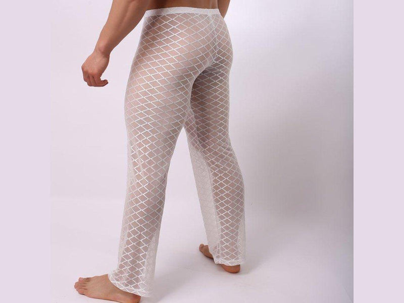 Gay Thermal Underwear | Sexy Mesh Transparent Sleepwear