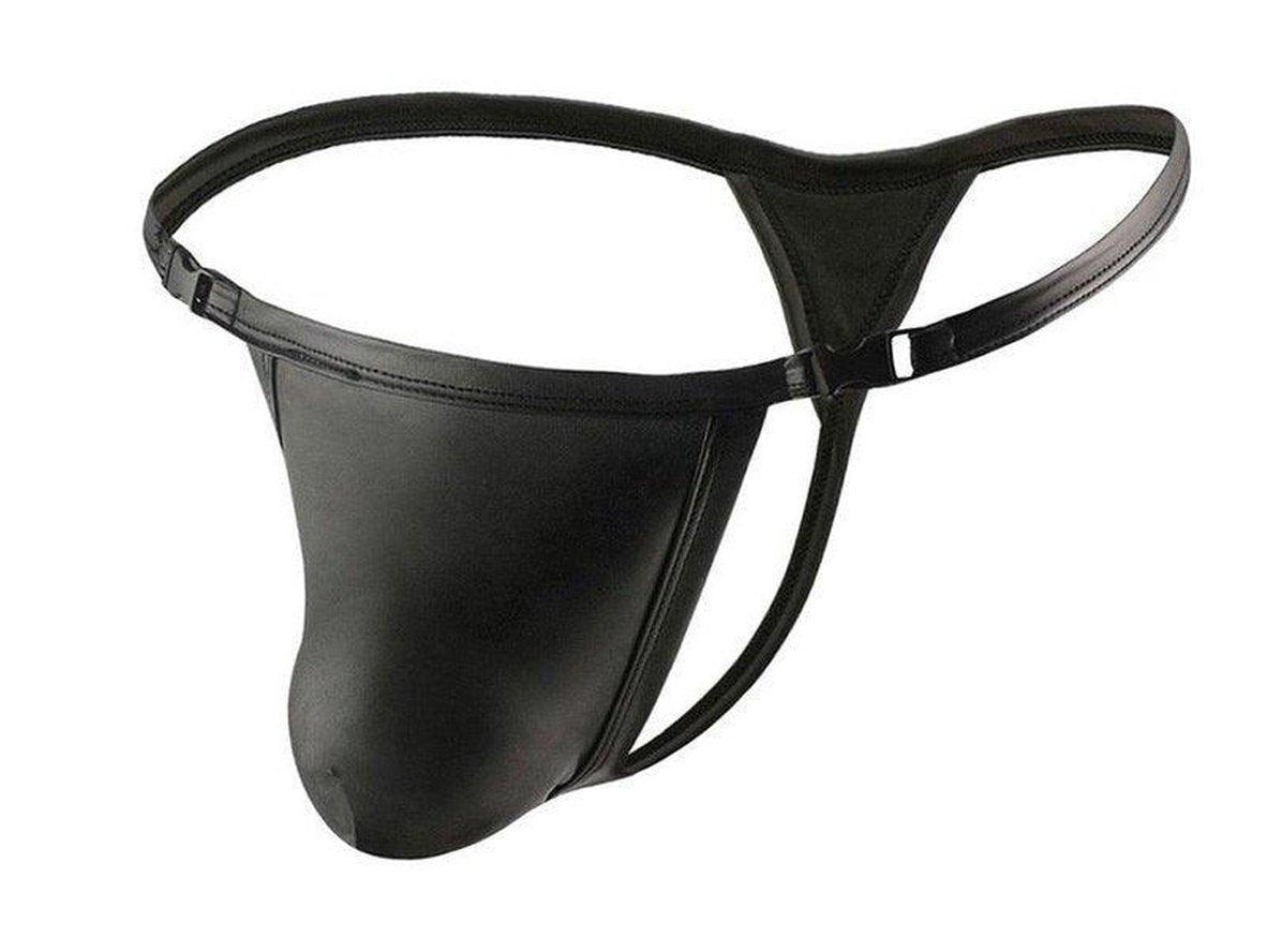 Gay Thongs | Sexy Wet Look Snap It Thong