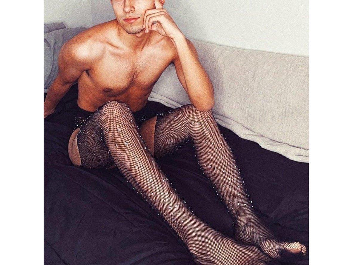 Gay Bodystockings | Hot Sexy Open Crotch Pantyhose