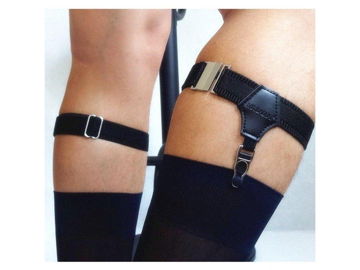 Gay Socks | Sexy Faux Leather Sock Garters