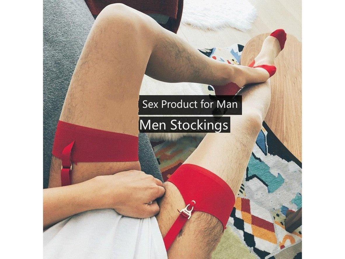Gay Bodystockings | Thigh High Transparent Pantyhose