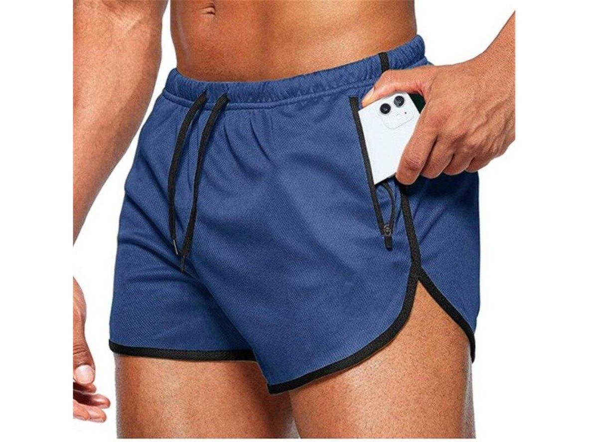 Gay Gym Shorts | Workout Zipper Pocket Shorts