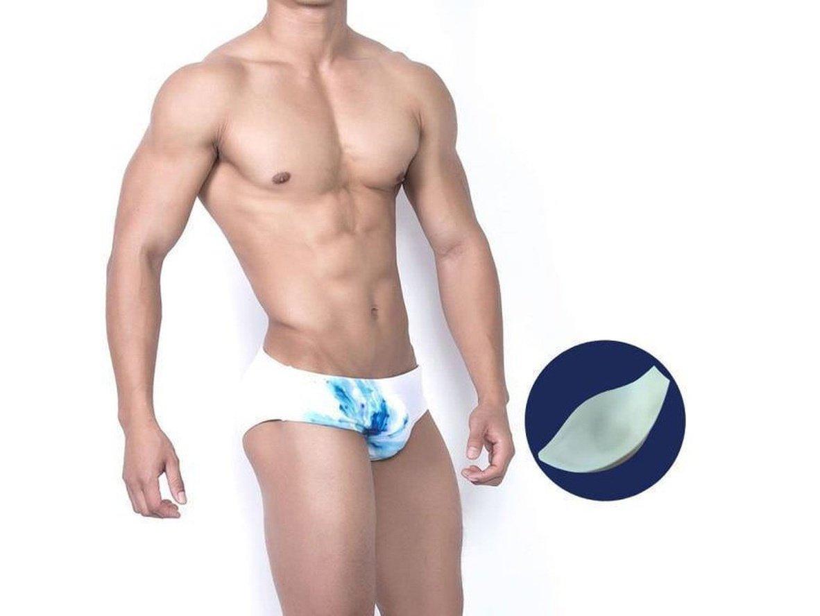 Men's Gay Jock Floral Swim Brief