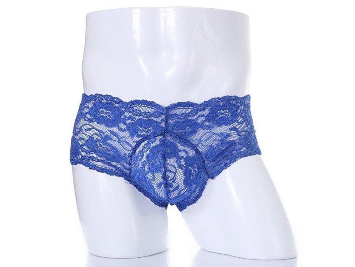 Gay Lingerie | CLEVER-MENMODE Underwear Sexy Lace See-Through Briefs