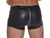 Gay Boxer Briefs | CAVE HERO Soft Faux Leather Zipper Boxers