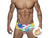 Gay Swim Briefs | UXH Swimwear Sexy Leaf Print Swim Briefs
