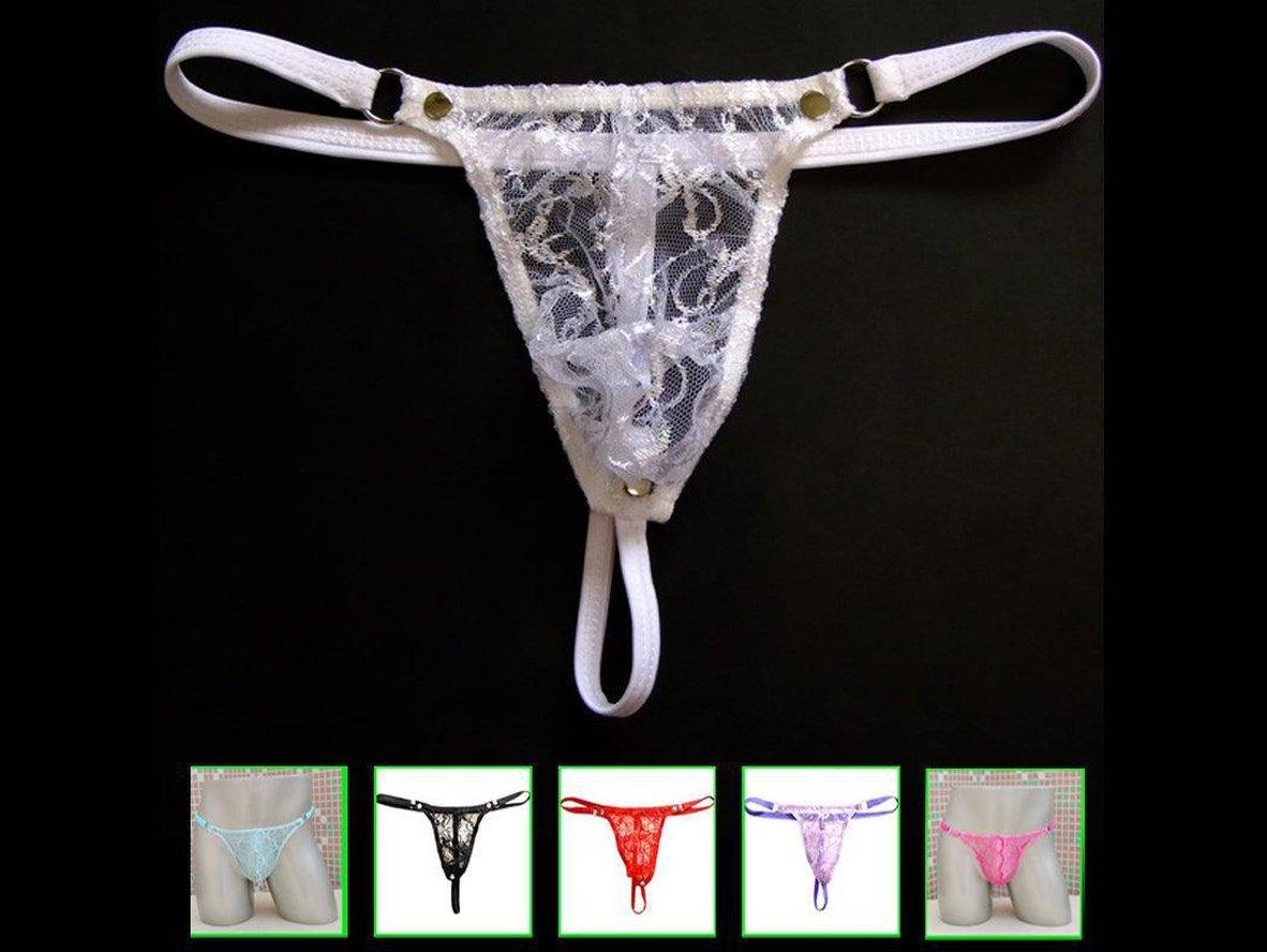 Pure Tease - Transparent Lace Gay G-String