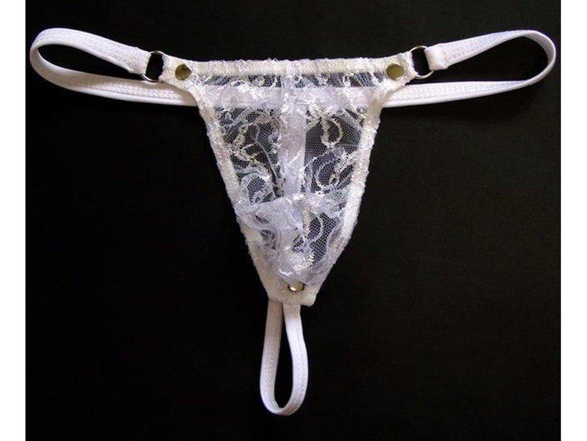 Pure Tease - Transparent Lace Gay G-String