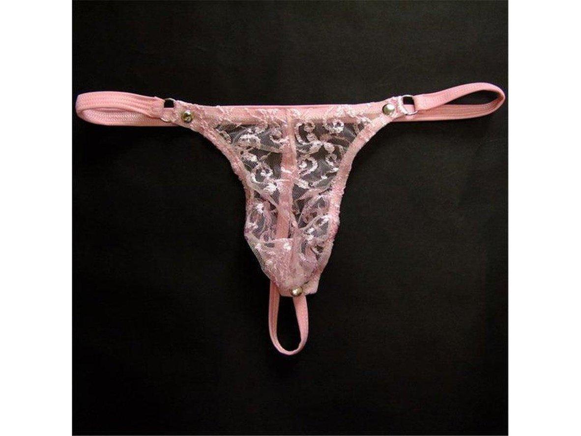 Pure Tease - Transparent Lace Gay G-String