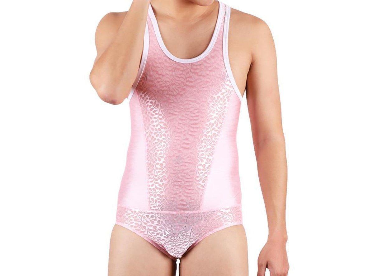 Gay Bodysuits | Sexy Lace Seamless Bodysuit