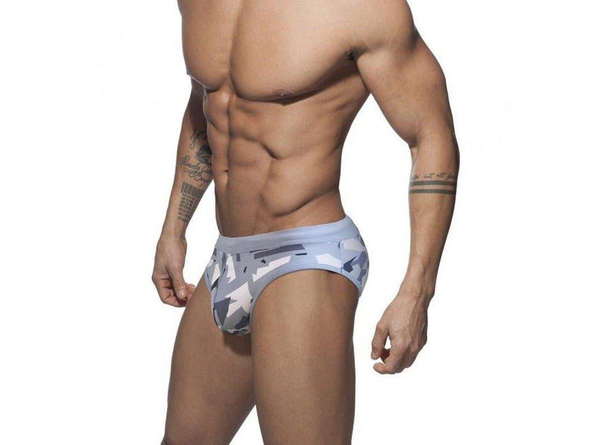 Sexy Low Waist Camouflage Swim Briefs