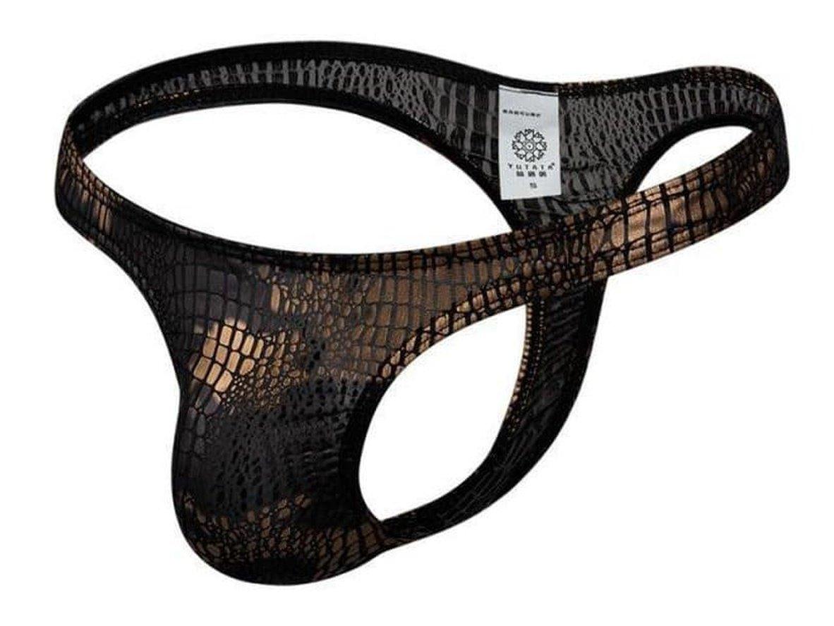 Snakeskin Heat – Sexy Gay Swim Thong